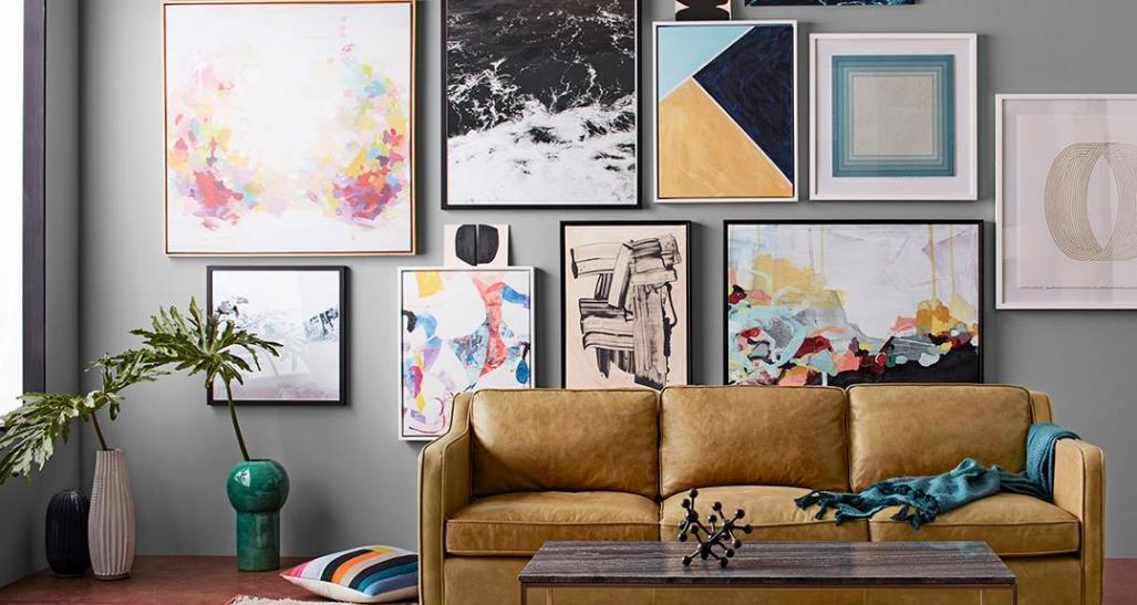 a stylish living room designed by west elm