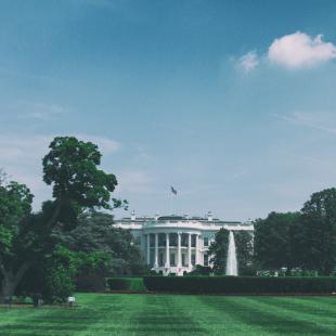 a picture taken of the white house