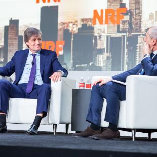 Walgreens CEO on stage at NRF 2019: Retail's Big Show