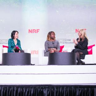 Mercedes Abramo, Cartier North America; Tammy Sheffer, Rent the Runway; Shawn Outler, Macy’s Inc and Shannon Schuyler, PwC