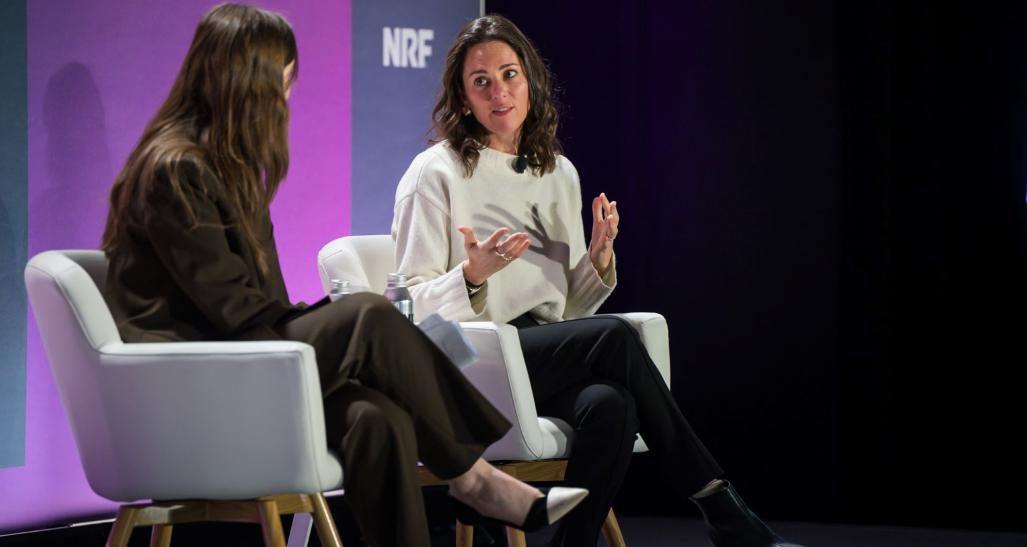 Reformation CEO Hali Bornstein speaks at NRF 2024: Retail's Big Show.