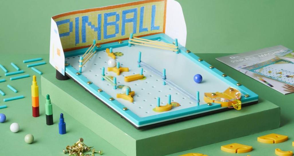 KiwiCo pinball project
