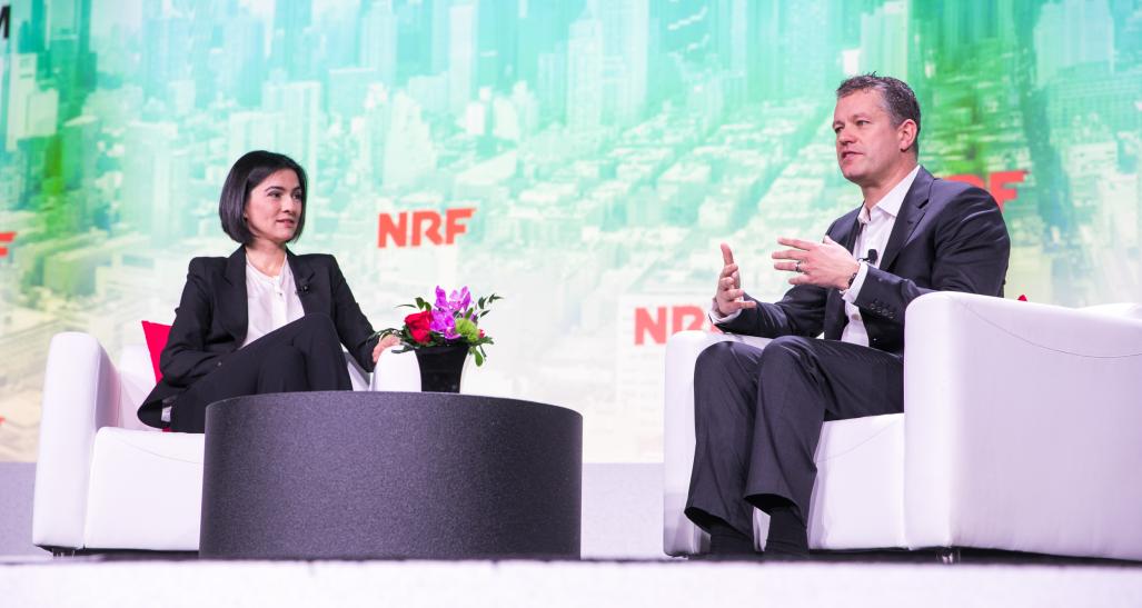Zeynep Ton, MIT, with John Furner, Walmart U.S., at NRF 2020
