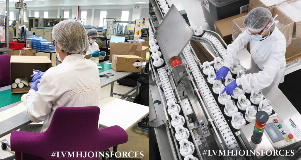 Photos of LVHM factory
