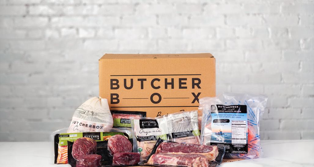 Assorted ButcherBox products