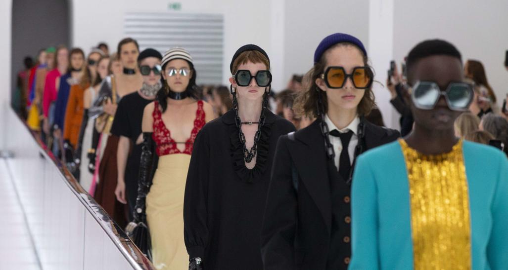 Spring/summer 2020 collection designed by Alessandro Michele presented at Gucci Hub