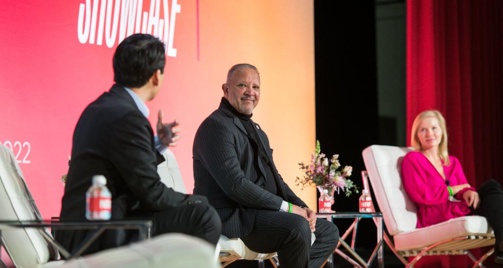 Marc Morial on stage at NRF 2022: Retail's Big Show