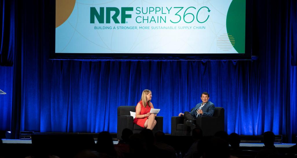 Hal Lawton and Lori Ann LaRocco speak at NRF Supply Chain 360