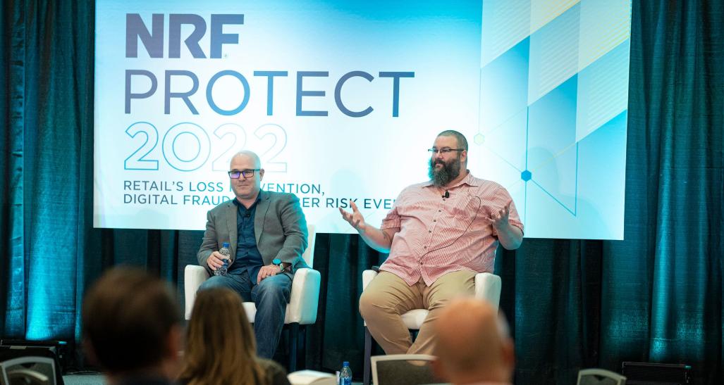 Jack Hamm and Chad Walker of Albertsons speak at NRF PROTECT 2022