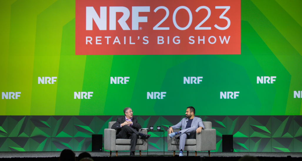 Actor and activist Kal Penn speaks with NRF's Scot Case at Retail's Big Show 