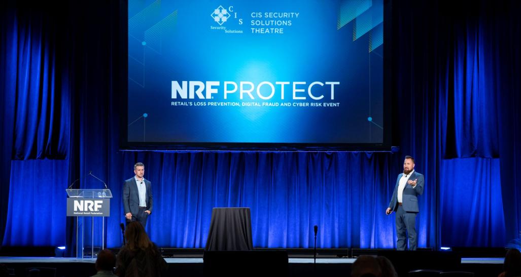 Individuals speaking at NRF PROTECT 2022.