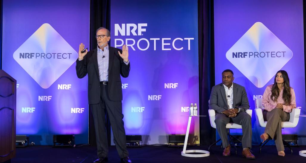 Leaders from Victoria's Secret speaking at NRF PROTECT 2023.