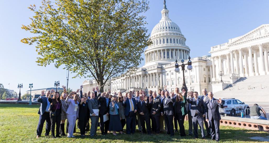 Individuals on Capitol Hill for Fight Retail Crime Day 2023.