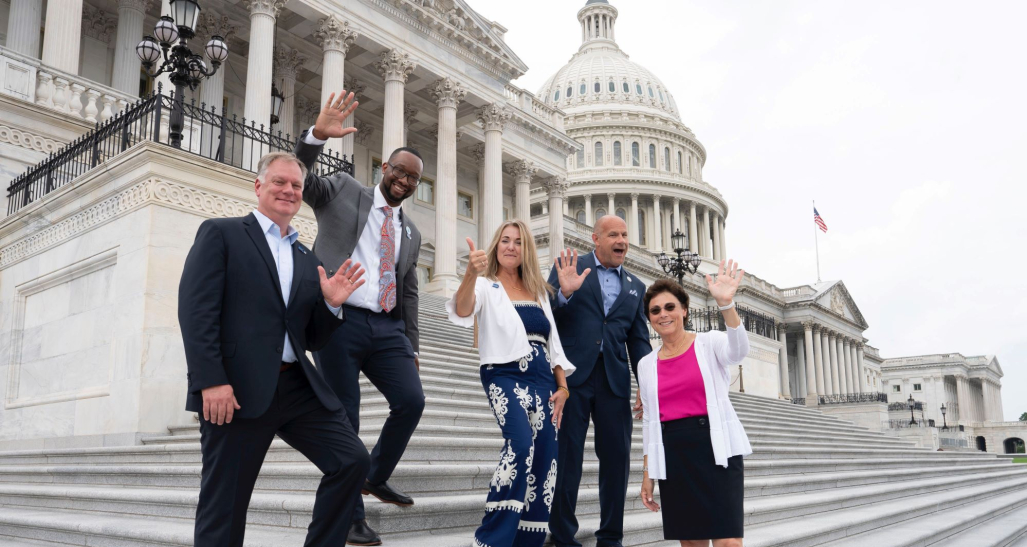 Individuals on capitol hill for the Retail Advocates Summit.