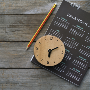 clock calendar schedule