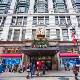 Macy's new york location during the holidays