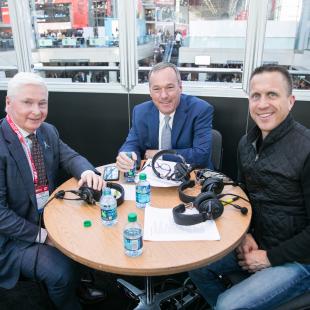 Dick's Sporting CEO Ed Stack recording NRF Podcast