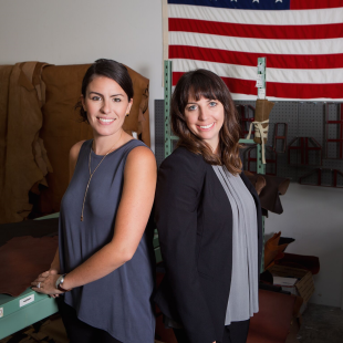 Co-founders Lisa Bradley and Cameron Cruse of R.Riveter