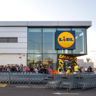 Lidl Supermarket opening day 