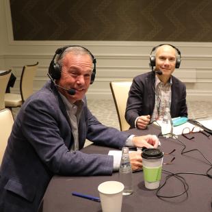 Zulily's Brian Doherty recording NRF podcast