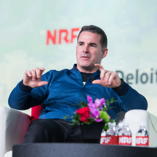 Under Armour's Kevin Plank speaks at NRF 2020