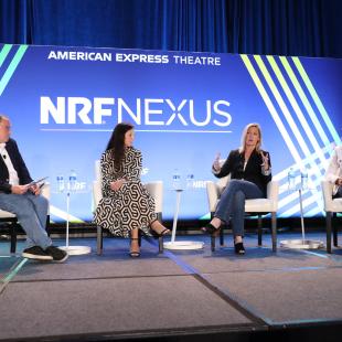 Executives from The Vitamin Shoppe, Tractor Supply Co. and Gap on stage at Nexus
