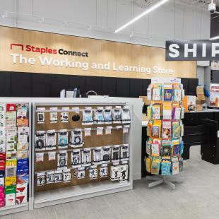 Staples Connect and shipping in a Staples store