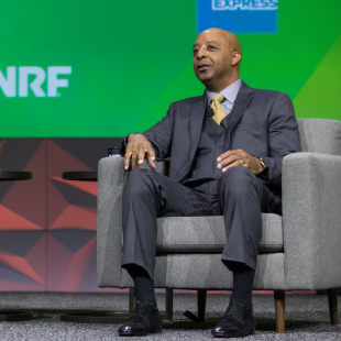 NRF's Matthew Shaw with Lowe's Companies Inc. CEO Marvin Ellison
