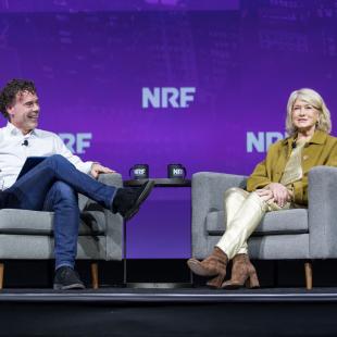 Martha Stewart speaking at NRF 2024: Retail's Big Show.