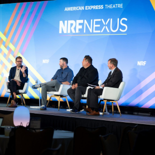 Retail leaders speaking at NRF Nexus 2024.