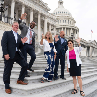 Individuals on capitol hill for the Retail Advocates Summit.