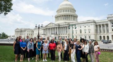 Individuals at the 2023 NRF Small Business Fly-In 