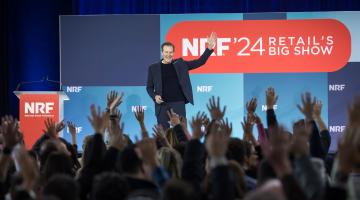 Lee Peterson speaking at NRF 2024: Retail's Big Show