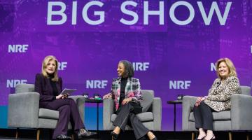 Leaders of Thrive Global, The Honest Company and Signet Jewelers speaking at NRF 2024: Retail's Big Show.
