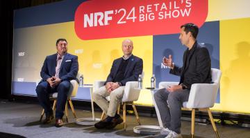 Leaders from Walgreens and Walmart speak at NRF 2024: Retail's Big Show. 