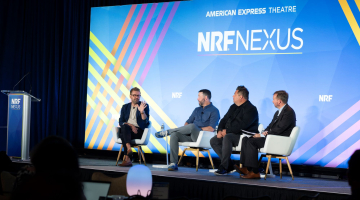 Retail leaders speaking at NRF Nexus 2024.