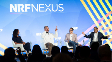 Retail leaders speaking at NRF Nexus 2024.