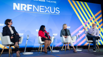 Retail leaders speaking at NRF Nexus 2024.