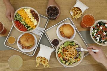 Birdcall menu items pictured from above