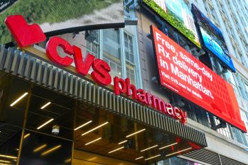 CVS Pharmacy sign in New York City