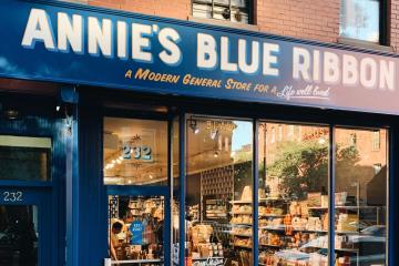 Annie’s Blue Ribbon General Store on 232 Fifth Avenue, Brooklyn, NYC.