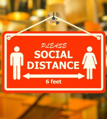 Social distancing 6 feet